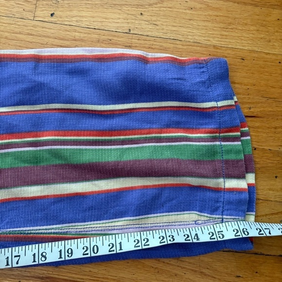 Free People La Paz Striped Cotton Crops Size 2 - Picture 6 of 7